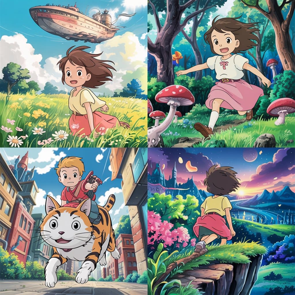 Ghibli-style magic world - 4oimg AI generation